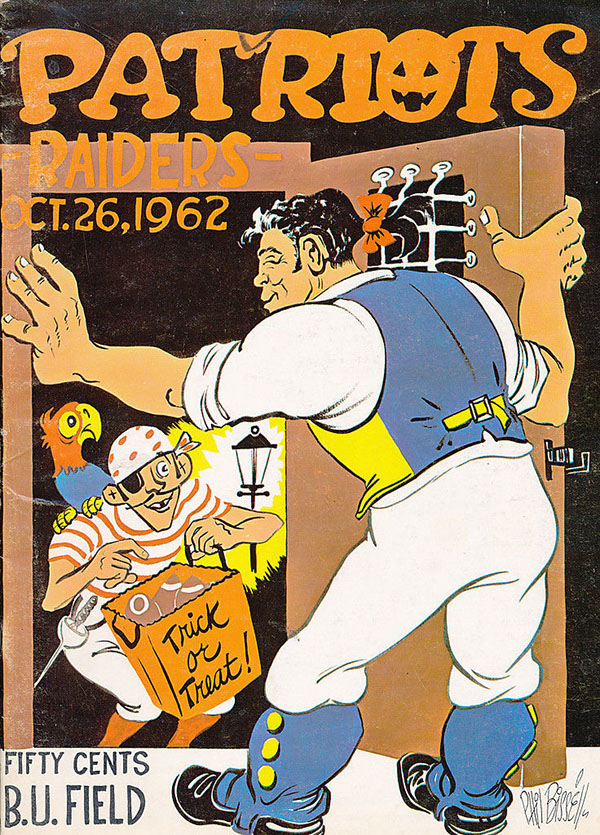 AFL Program: Boston Patriots vs. Oakland Raiders (October 26, 1962)