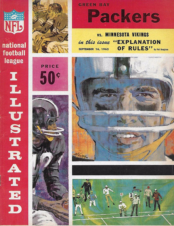 NFL Program: Green Bay Packers vs. Minnesota Vikings (September 16, 1962)