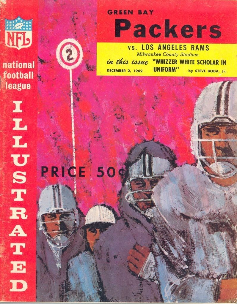 NFL Program: Green Bay Packers vs. Los Angeles Rams (December 2, 1962)