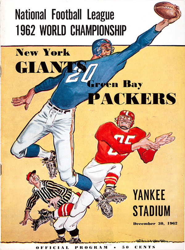 NFL Program: New York Giants vs. Green Bay Packers (December 30, 1962)