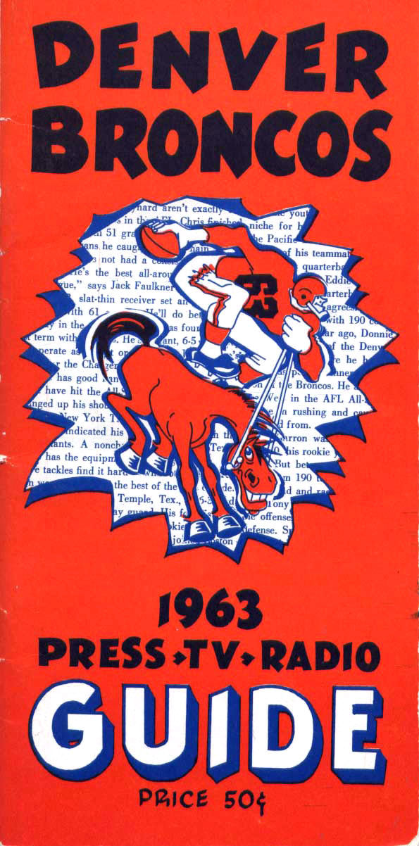 AFL Media Guide: Denver Broncos (1963)