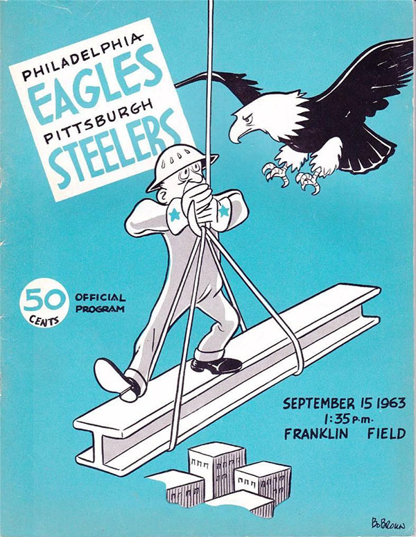 NFL Program: Philadelphia Eagles vs. Pittsburgh Steelers (September 15, 1963)