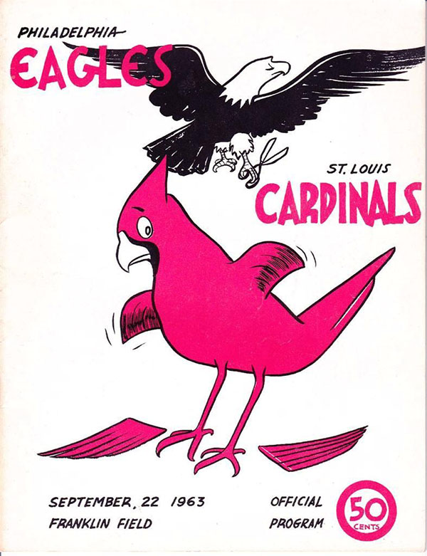 NFL Program: Philadelphia Eagles vs. St. Louis Cardinals (September 22, 1963)