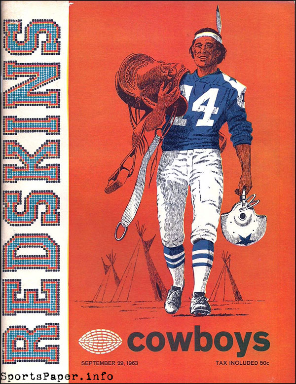 1971 Dallas Cowboys @ Washington Redskins 11/21/1971 Program