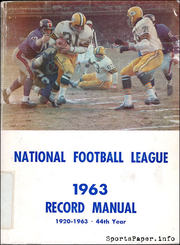 NFL Manual (1963)