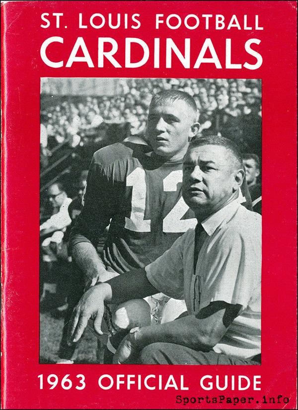 NFL Media Guide: St. Louis Cardinals (1963)