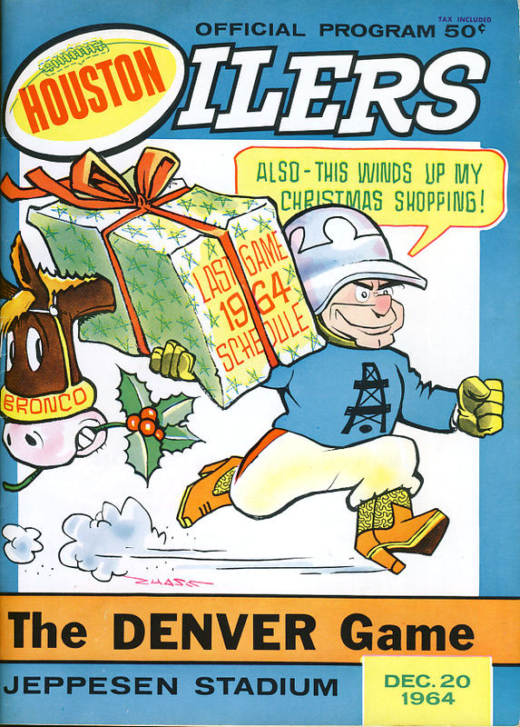 AFL Program: Houston Oilers vs. Denver Broncos (December 20, 1964)