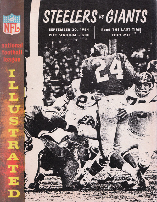 NFL Program: Pittsburgh Steelers vs. New York Giants (September 20, 1964)