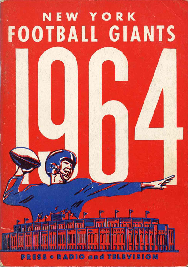 NFL Media Guide: New York Giants (1964)