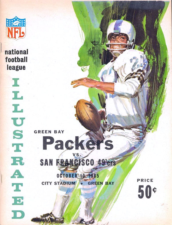 NFL Program: Green Bay Packers vs. San Francisco 49ers (October 10, 1965)