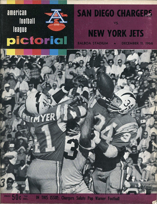 NFL Program: San Diego Chargers vs. New York Jets (December 11, 1966)