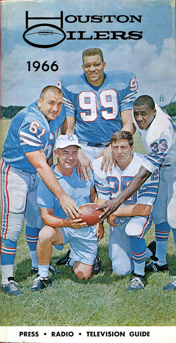 Lot Detail - 1967 AFL Championship Game Media Guide – Houston Oilers vs  Oakland Raiders