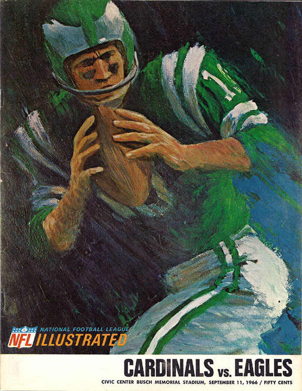 NFL Program: St. Louis Cardinals vs. Philadelphia Eagles (September 11, 1966)