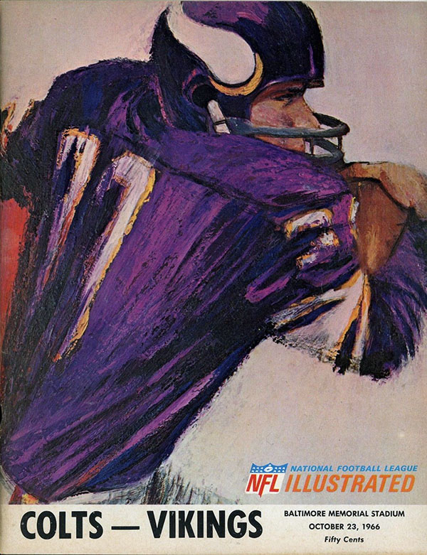 NFL Program: Baltimore Colts vs. Minnesota Vikings (October 23, 1966)