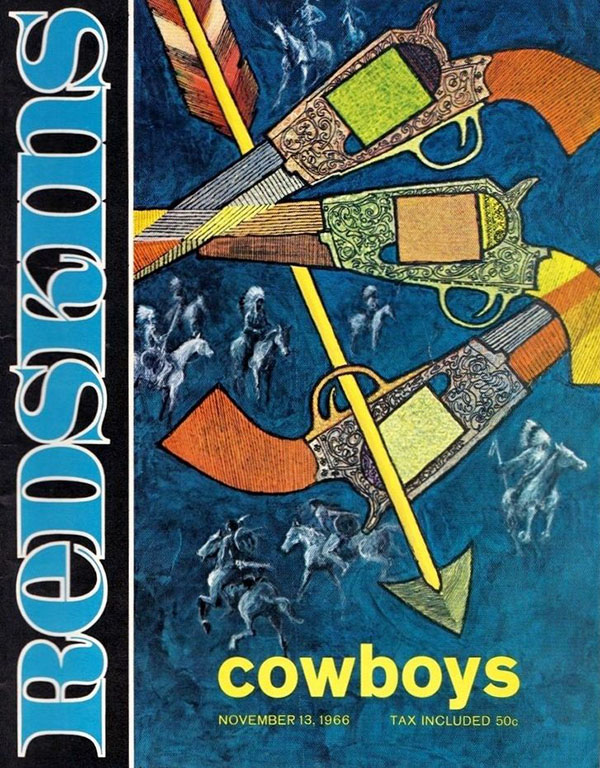 NFL Program: Washington Redskins vs. Dallas Cowboys (November 13, 1966)
