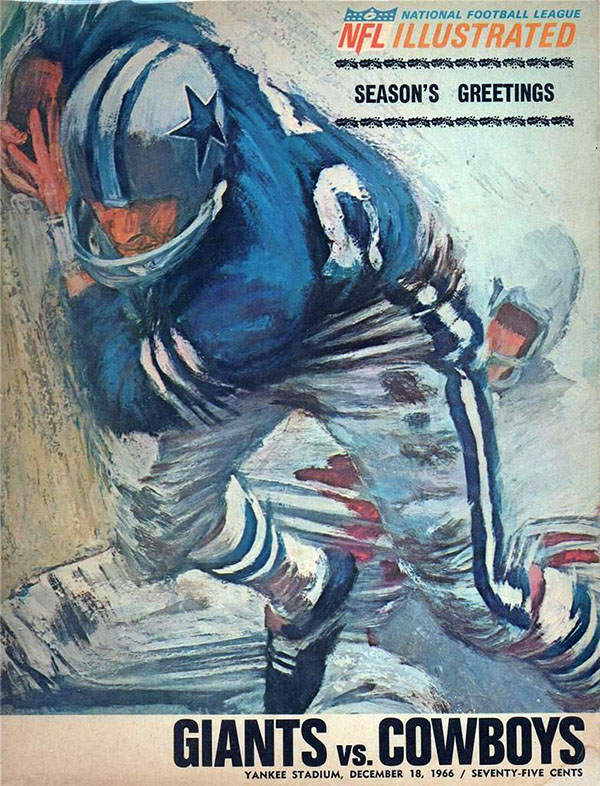 NFL Program: New York Giants vs. Dallas Cowboys (December 18, 1966)
