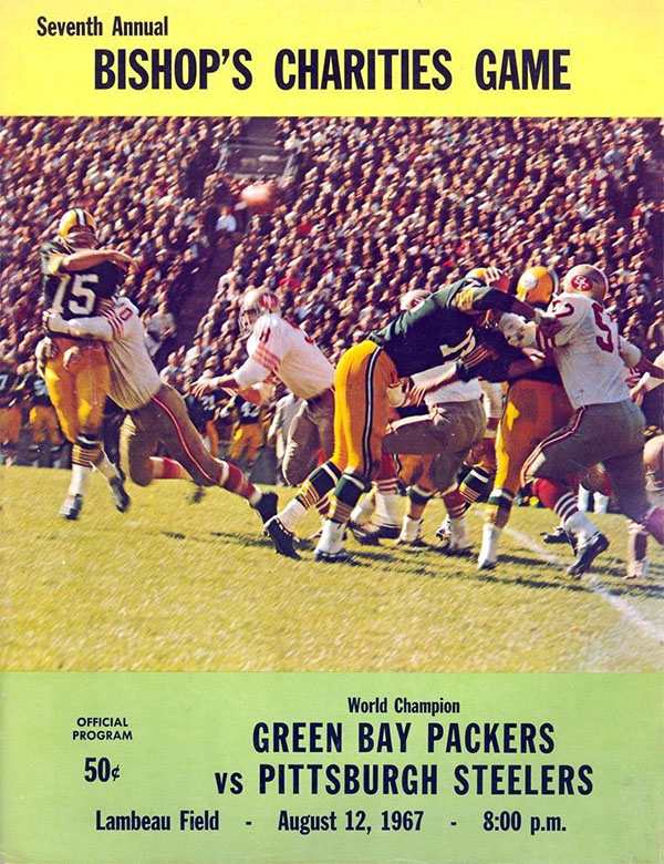 NFL Program: Green Bay Packers vs. Pittsburgh Steelers (August 12, 1967)