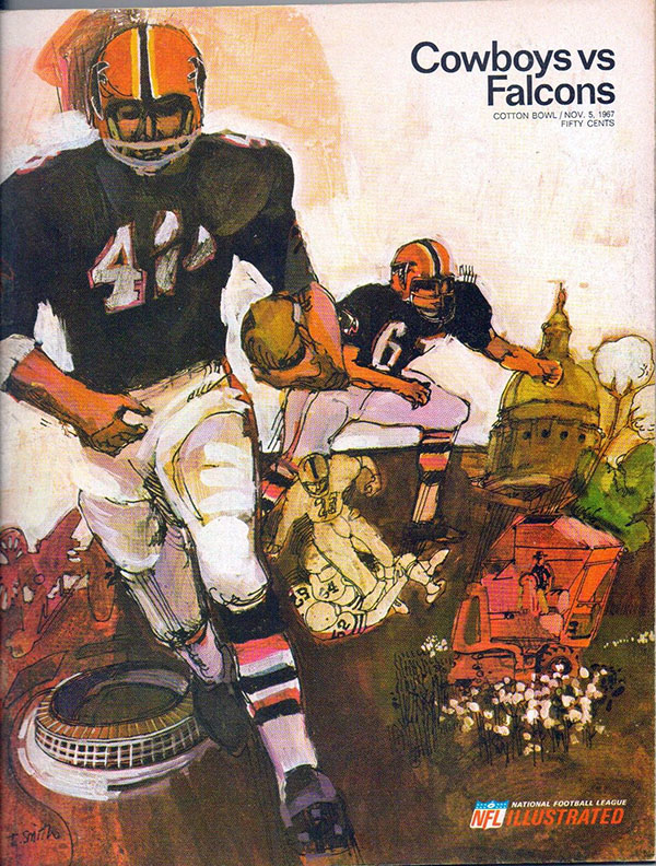 NFL Program: Dallas Cowboys vs. Atlanta Falcons (November 5, 1967)