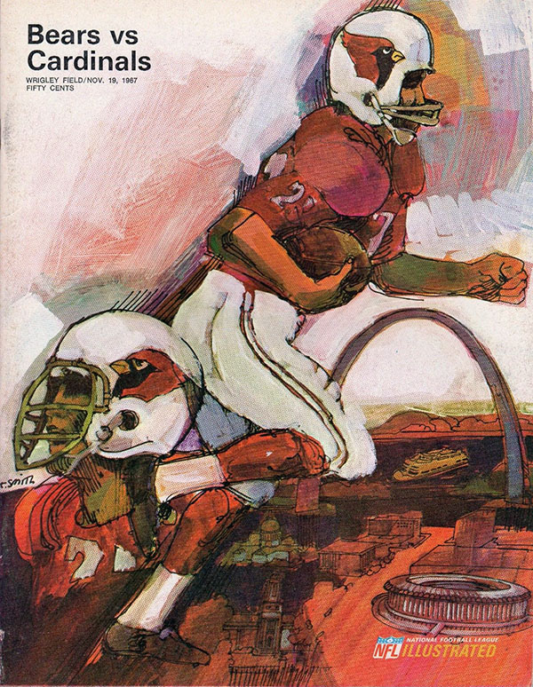 NFL Program: Chicago Bears vs. St. Louis Cardinals (November 19, 1967)