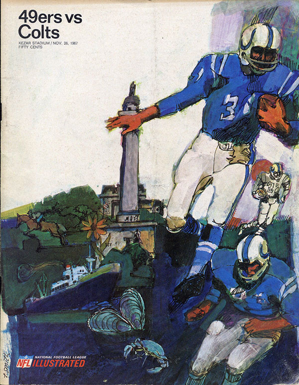NFL Program: San Francisco 49ers vs. Baltimore Colts (November 26, 1967)