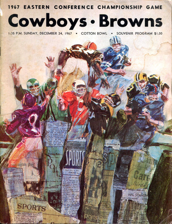 NFL Program: Dallas Cowboys vs. Cleveland Browns (December 24, 1967)