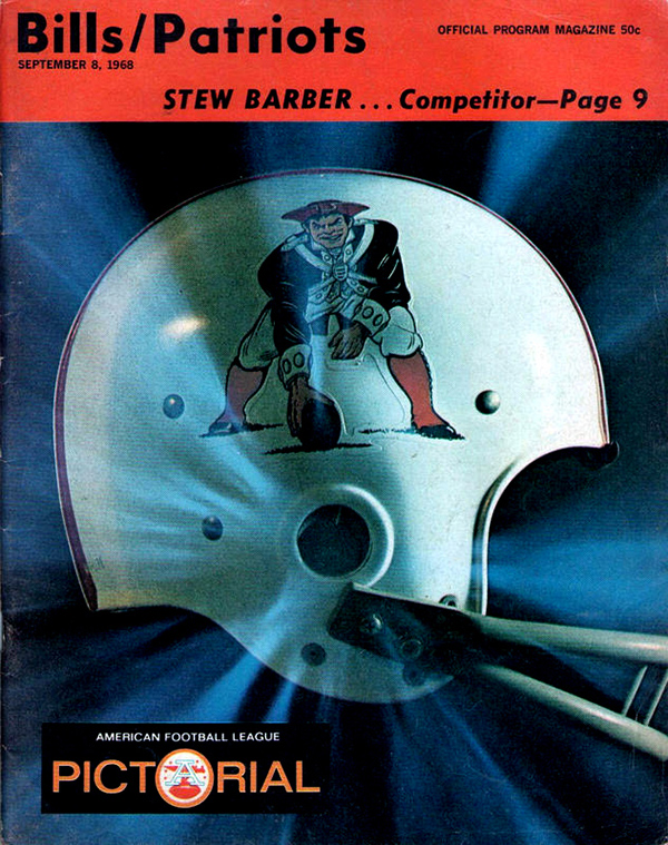 AFL Program: Buffalo Bills vs. Boston Patriots (September 8, 1968)