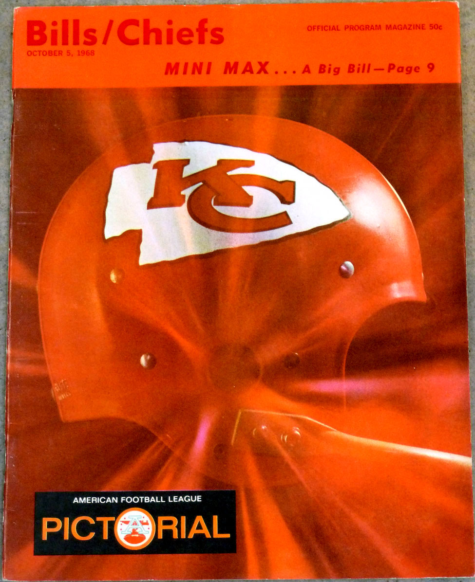 AFL Program: Buffalo Bills vs. Kansas City Chiefs (October 5, 1968)