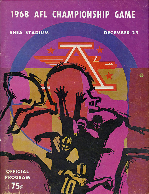 AFL Program: New York Jets vs. Oakland Raiders (December 29, 1968)