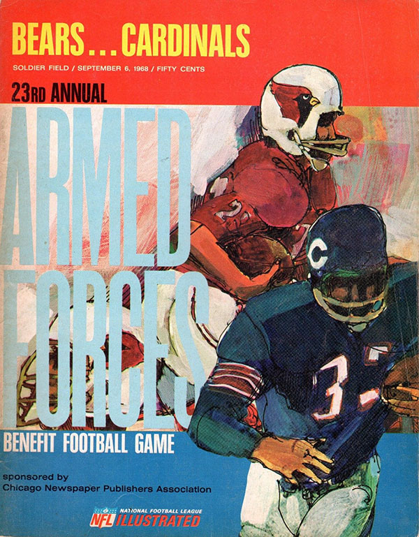 NFL Program: Chicago Bears vs. St. Louis Cardinals (September 6, 1968)