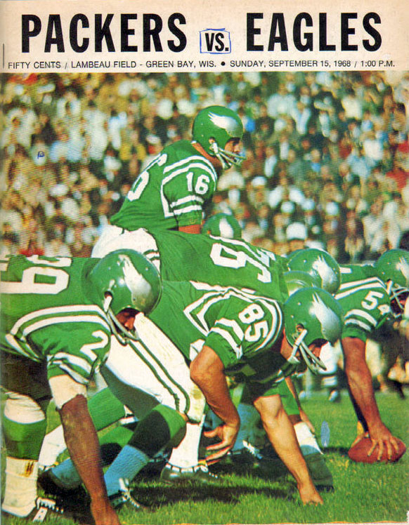 NFL Program: Green Bay Packers vs. Philadelphia Eagles (September 15, 1968)