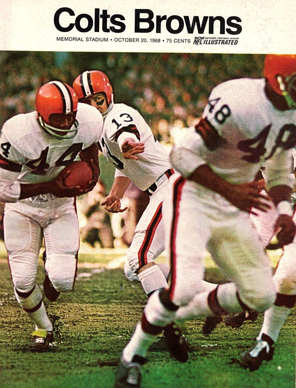 NFL Program: Baltimore Colts vs. Cleveland Browns (October 20, 1968)