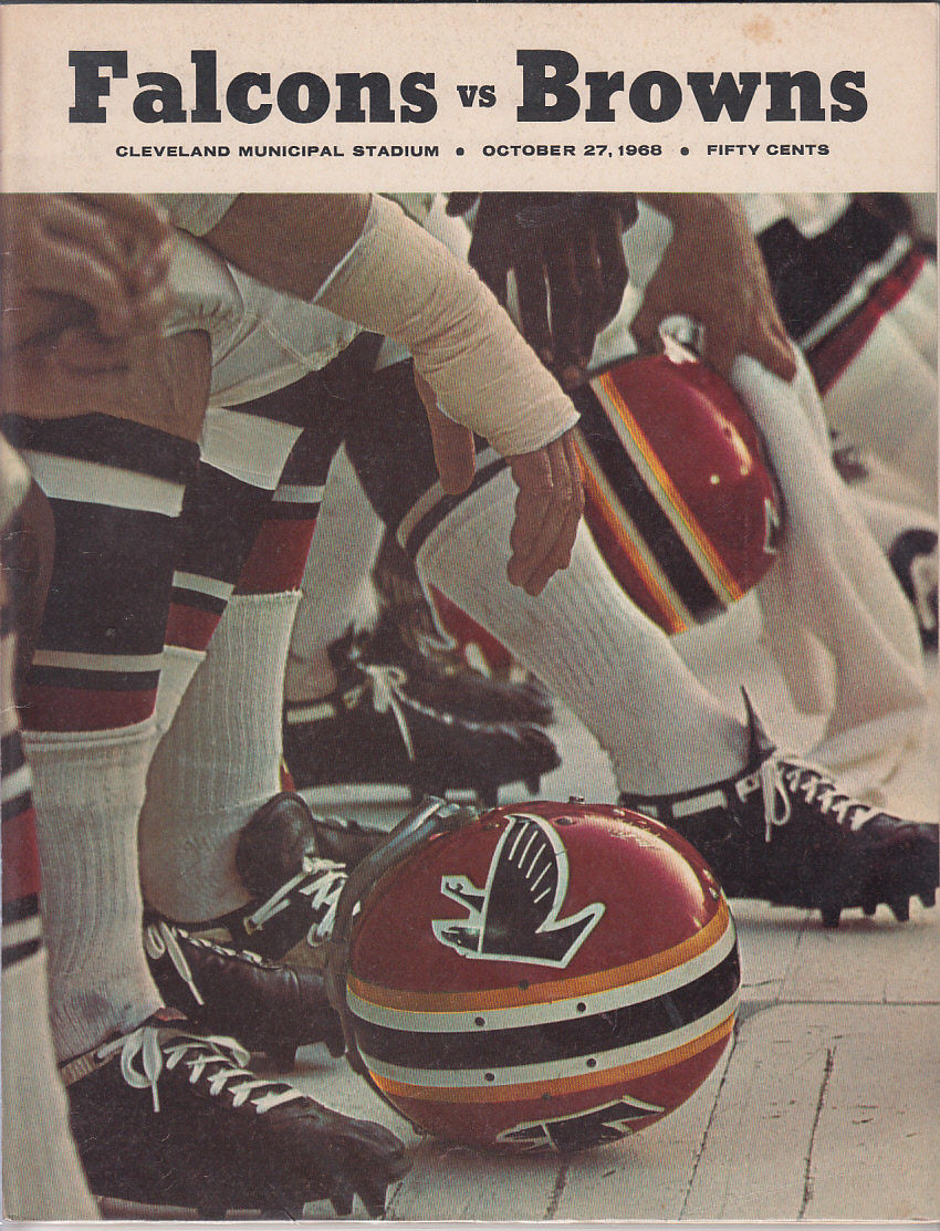 NFL Program: Cleveland Browns vs. Atlanta Falcons (October 27, 1968)