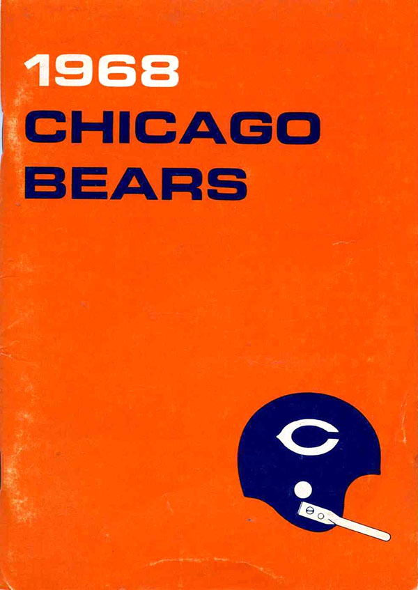 NFL Media Guide: Chicago Bears (1968)