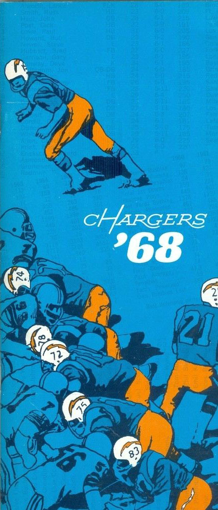 AFL Media Guide: San Diego Chargers (1968)