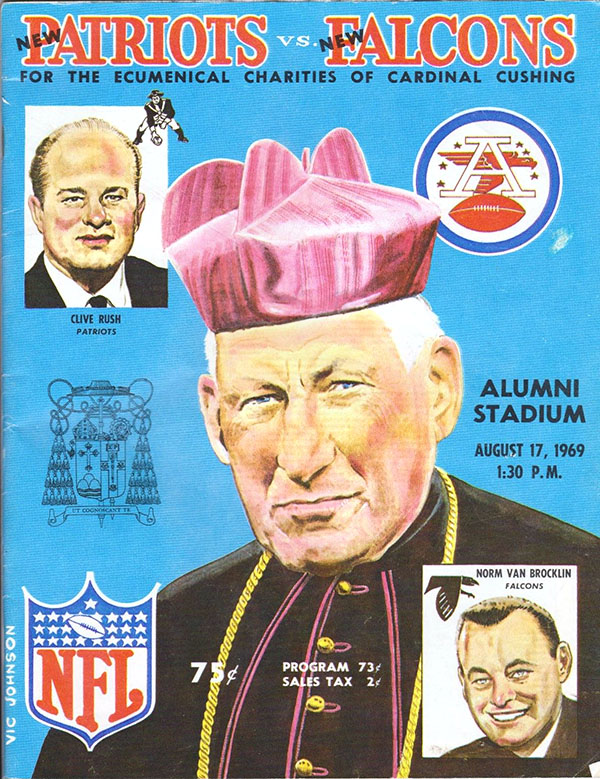 AFL Program: Boston Patriots vs. Atlanta Falcons (August 17, 1969)