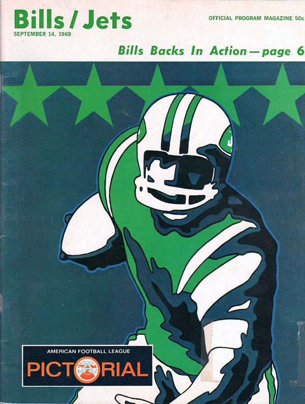 AFL Program: Buffalo Bills vs. New York Jets (September 14, 1969)