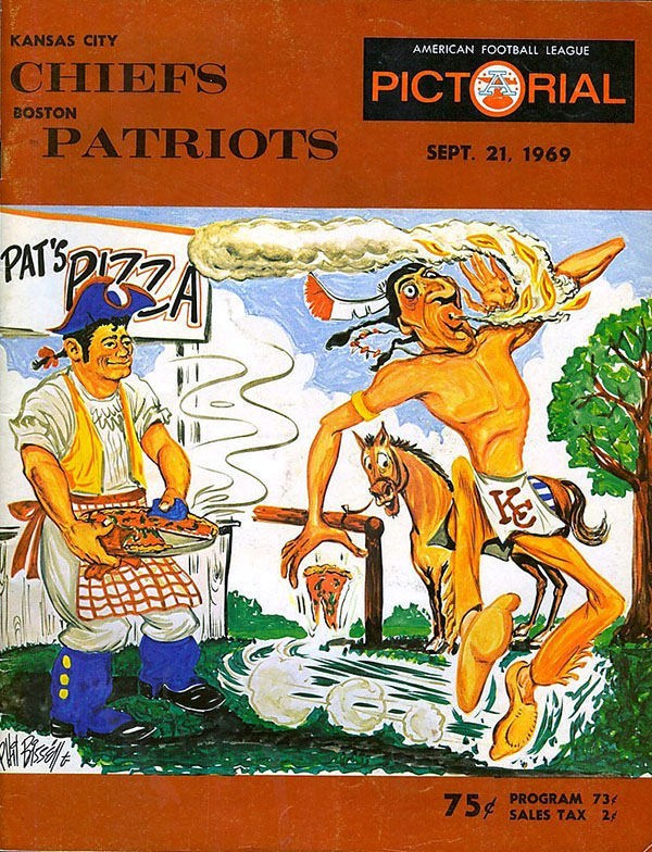 AFL Program: Boston Patriots vs. Kansas City Chiefs (September 21, 1969)