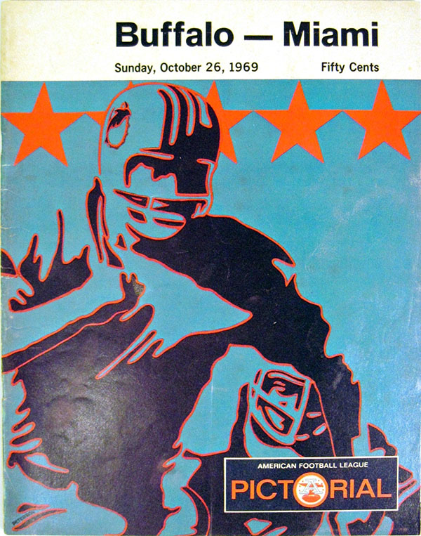 AFL Program: Miami Dolphins vs. Buffalo Bills (October 26, 1969)