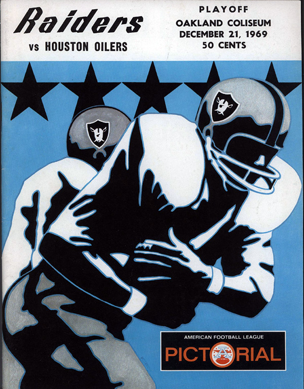 AFL Program: Oakland Raiders vs. Houston Oilers (December 21, 1969)