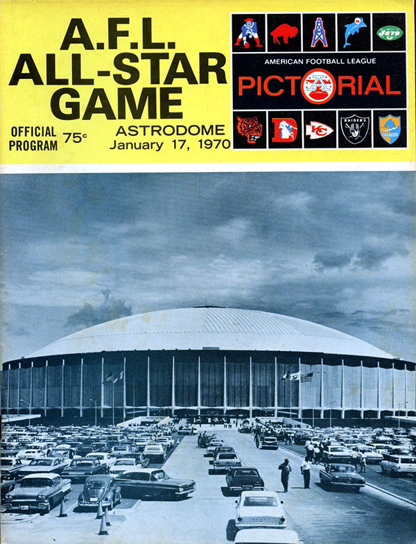 AFL Program: 1970 AFL All-Star Game