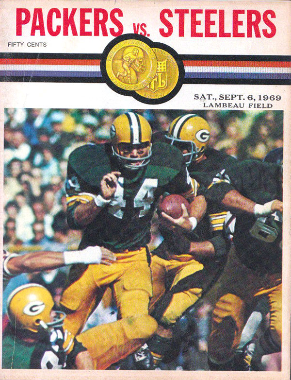 NFL Program: Green Bay Packers vs. Pittsburgh Steelers (September 6, 1969)