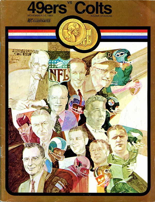 NFL Program: San Francisco 49ers vs. Baltimore Colts (November 16, 1969)