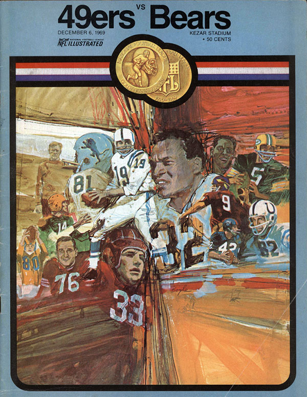 NFL Program: San Francisco 49ers vs. Chicago Bears (December 6, 1969)