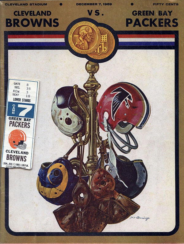 NFL Program: Cleveland Browns vs. Green Bay Packers (December 7, 1969)