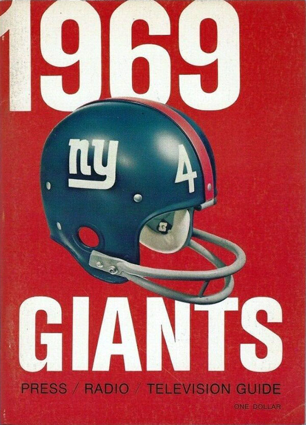 NFL Media Guide: New York Giants (1969)