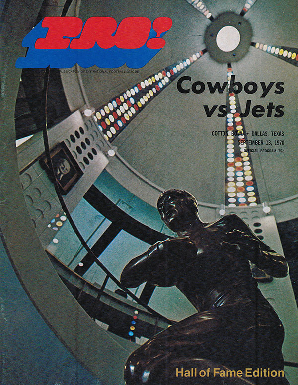 NFL Program: Dallas Cowboys vs. New York Jets (September 13, 1970)