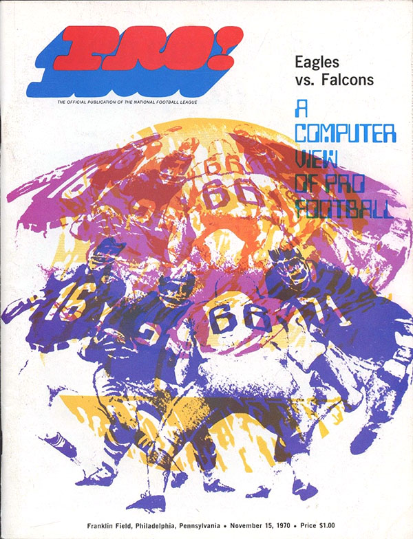 NFL Program: Philadelphia Eagles vs. Atlanta Falcons (November 15, 1970)