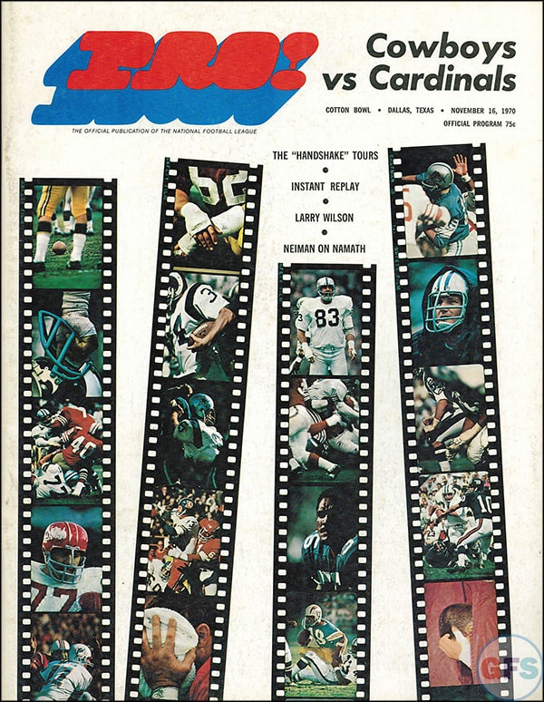 NFL Program: Dallas Cowboys vs. St. Louis Cardinals (November 16, 1970)