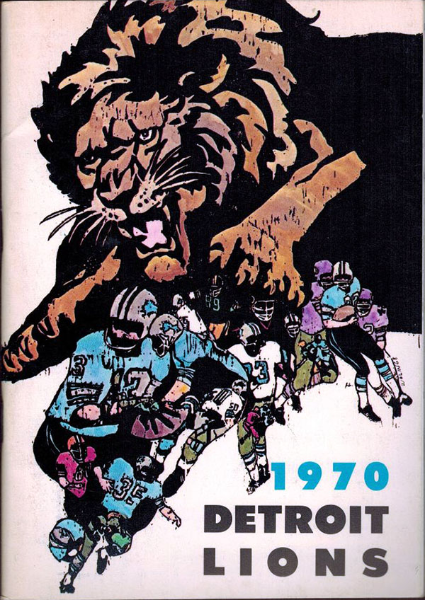 NFL Media Guide: Detroit Lions (1970)