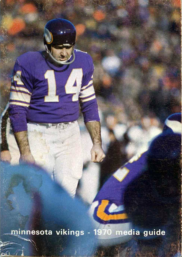 NFL Media Guide: Minnesota Vikings (1970)